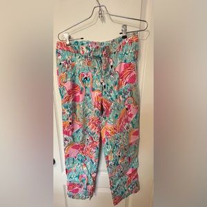 Lilly Pulitzer pants Peel and Eat pattern